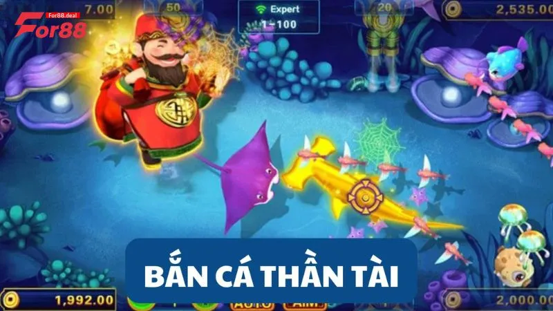 Sự xuất hiện của ông Thần Tài mang may mắn đến là dấu ấn đặc trưng của game